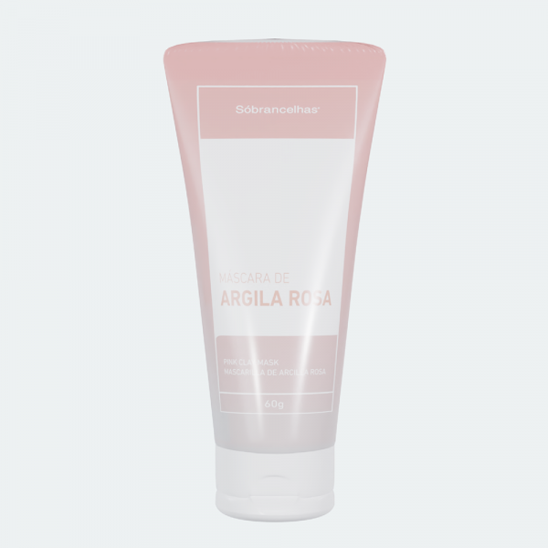 Máscara de Argila Rosa 60g Sóbrancelhas