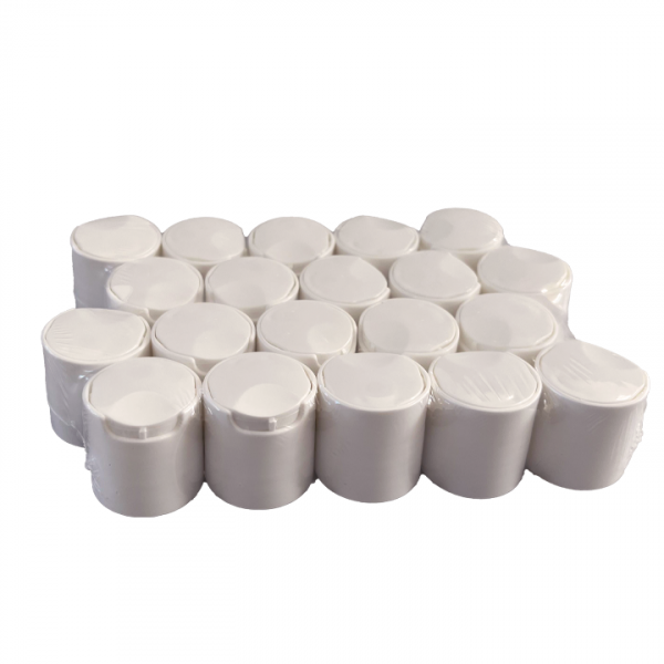 Kit com 20 tampas disk top 24/410 - Sóbrancelhas